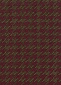 HOUNDSTOOTH BURGUNDY D2130